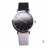 2018 Fashion WristWatch Retro Rainbow Design Women Dress Watch Quartz Leather  Watches gift for lovers Montre Relogio  #D