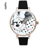 Avocado Minnie mouse cartoon printed watches kids watches for women female ladies students girl clock gift