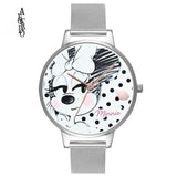 Avocado Minnie mouse cartoon printed watches kids watches for women female ladies students girl clock gift